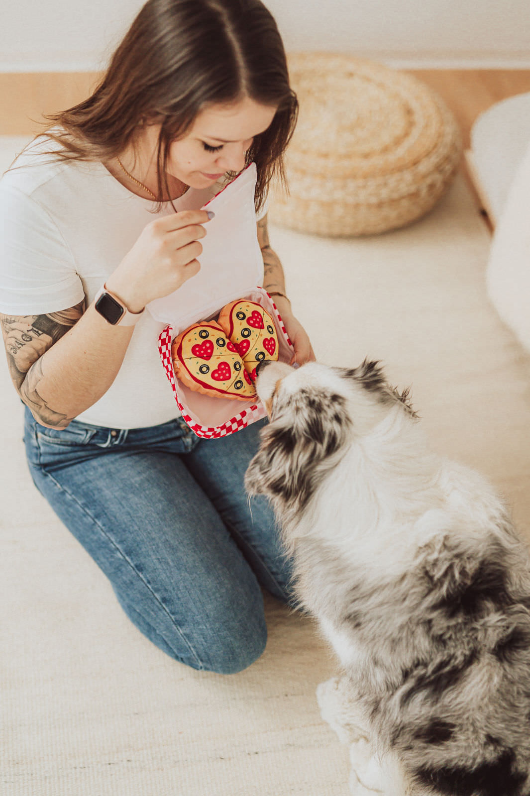 Personal Branding mit Hund: Hundeernährungsberaterin Lisa von Ostseenapf bei einem Business-Shooting