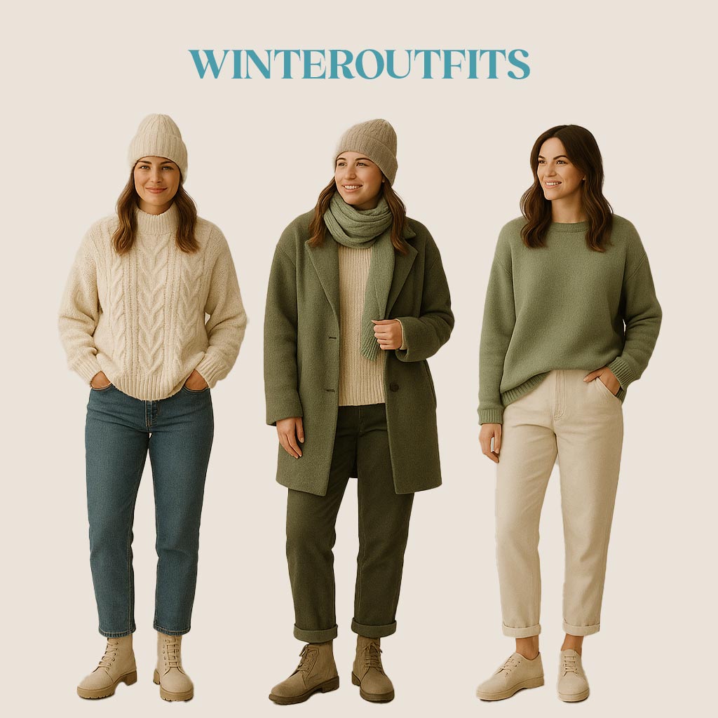 Outfit-Ideen Fotoshooting mit Hund Winter