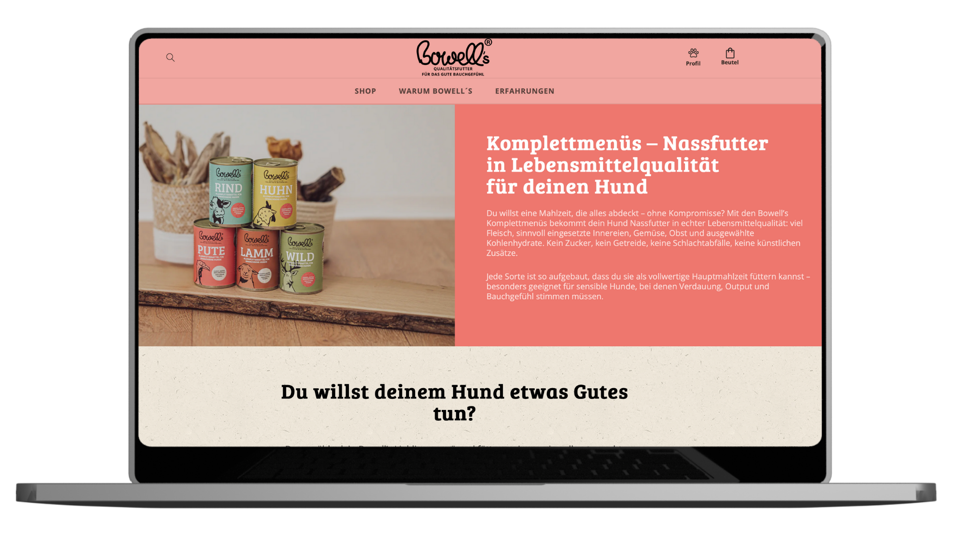 Referenzen Businessfotos für B2B Unternehmen fürs Tier - Hundefutter