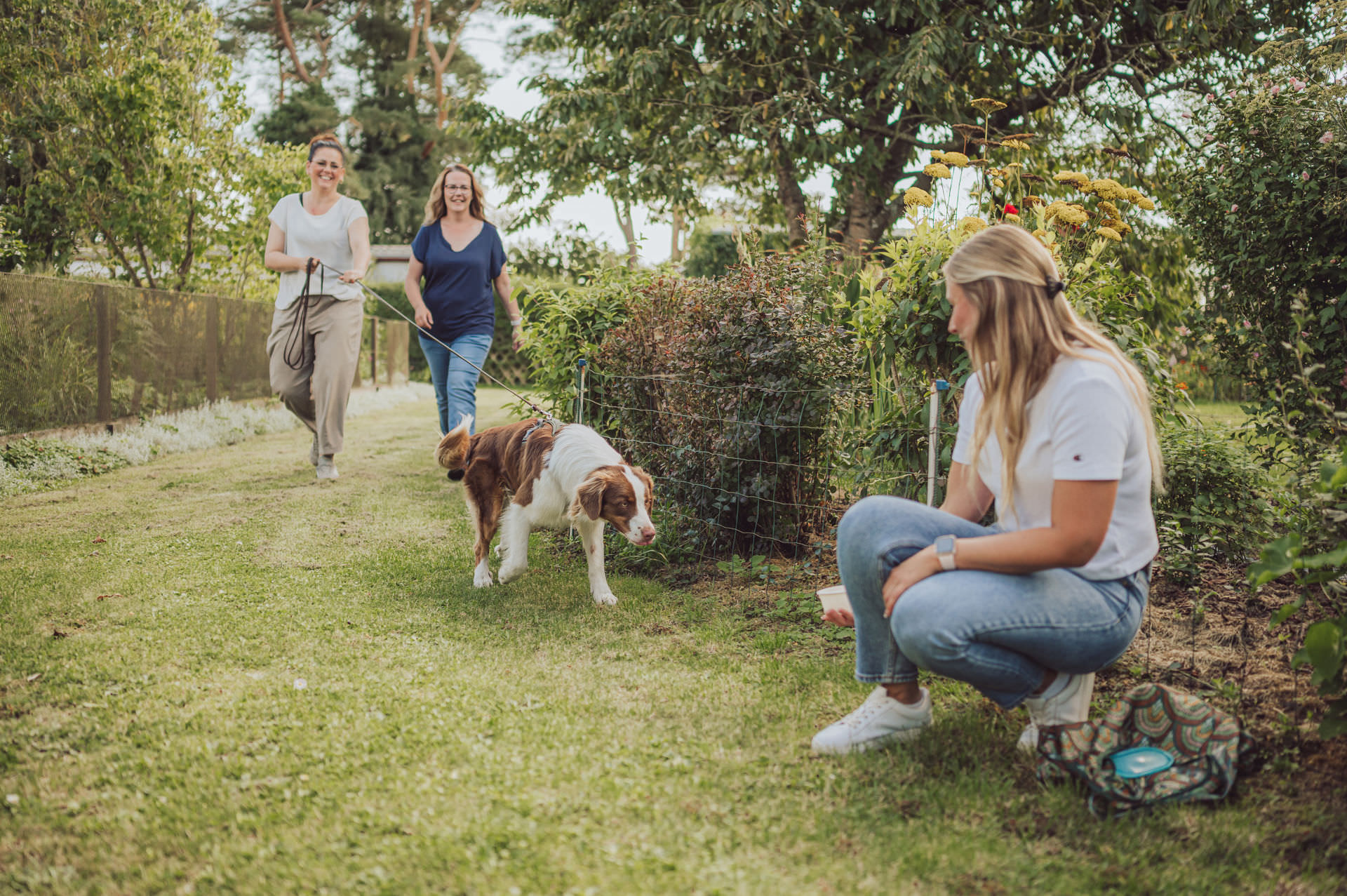 Businessfotos Mantrailing Hundetrainer